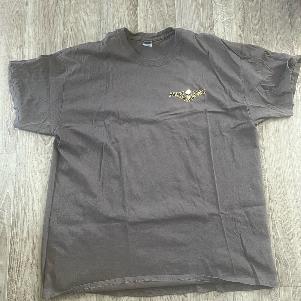 Gildan Brown Men's Short Sleeve Tee with Graphic